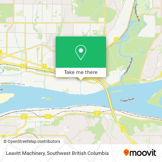 How To Get To Leavitt Machinery In Coquitlam By Bus Or Metro