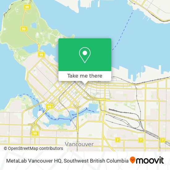 MetaLab Vancouver HQ map