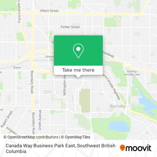 Canada Way Business Park East plan