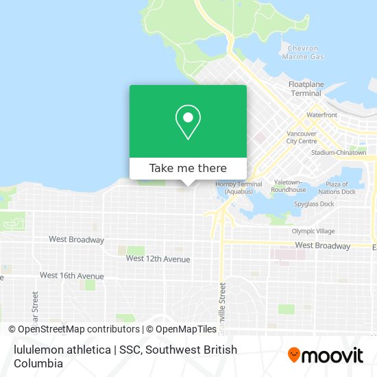 lululemon athletica | SSC map