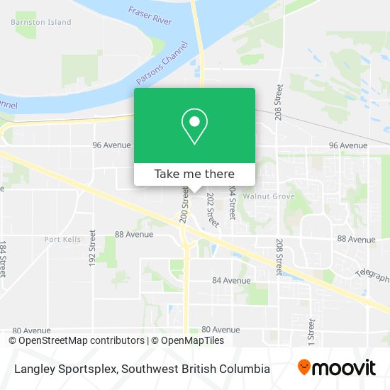 Langley Sportsplex map