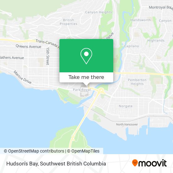 Hudson's Bay map
