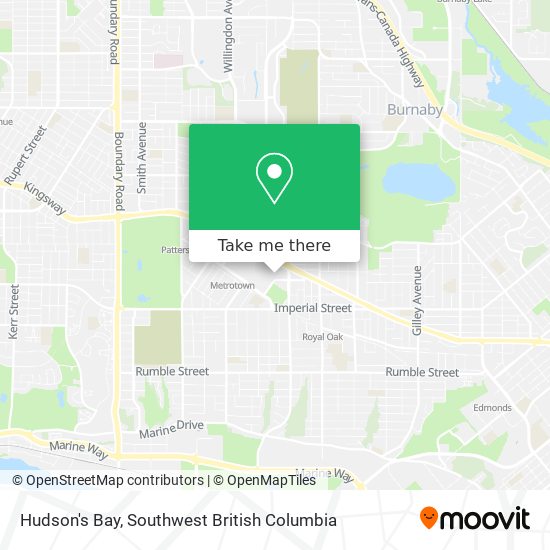 Hudson's Bay map