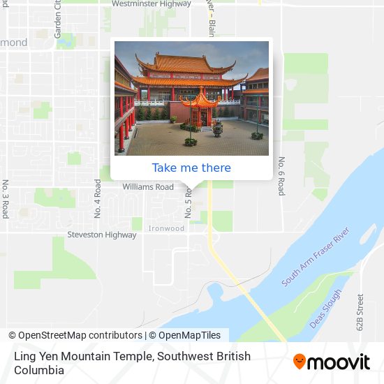 Ling Yen Mountain Temple map