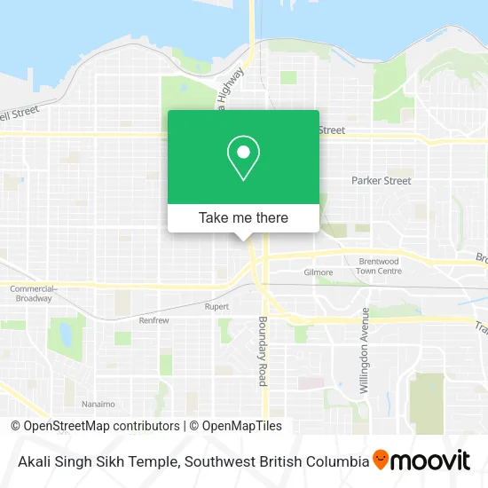 Akali Singh Sikh Temple map