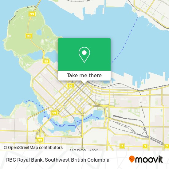 RBC Royal Bank map