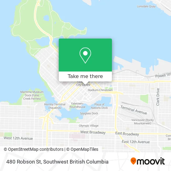 480 Robson St map