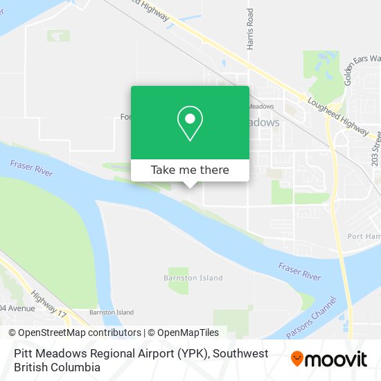 Pitt Meadows Regional Airport (YPK) plan