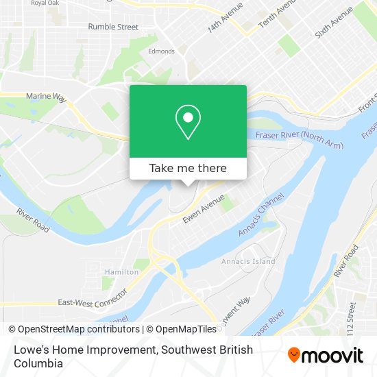 Lowe's Home Improvement map