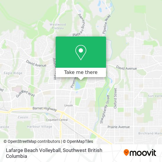 Lafarge Beach Volleyball map
