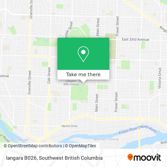 langara B026 plan