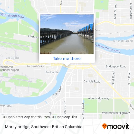 Moray bridge map