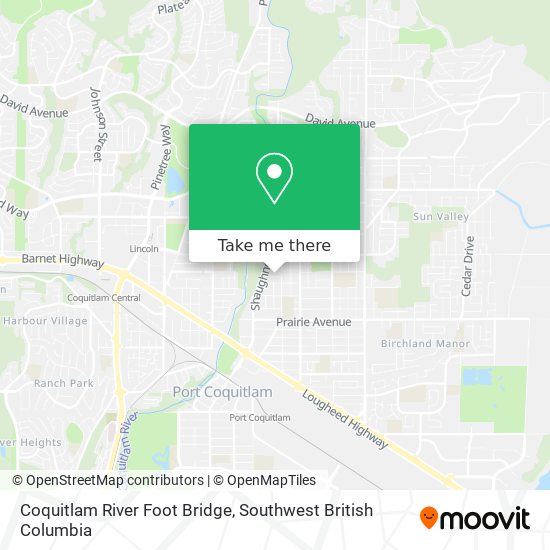 Coquitlam River Foot Bridge plan