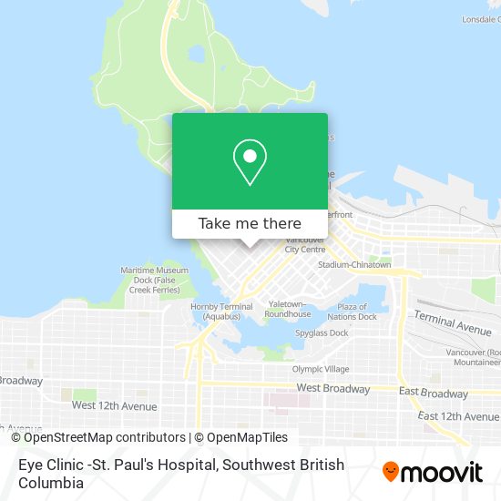 Eye Clinic -St. Paul's Hospital map