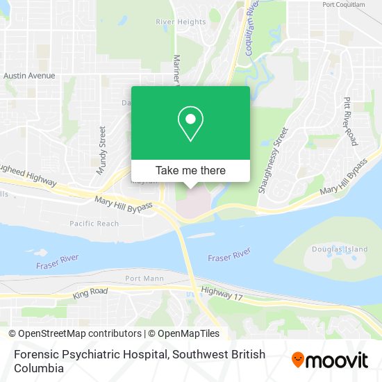 Forensic Psychiatric Hospital map