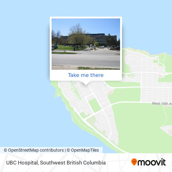 UBC Hospital map