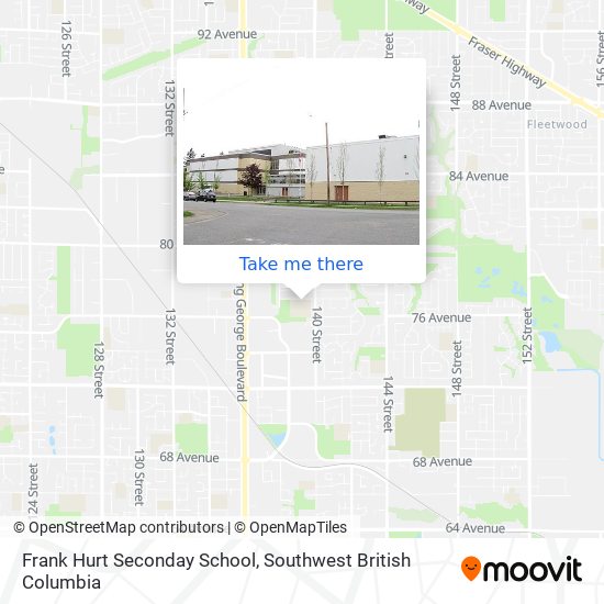 Frank Hurt Seconday School map