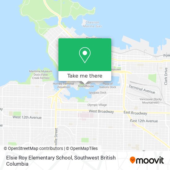 Elsie Roy Elementary School map