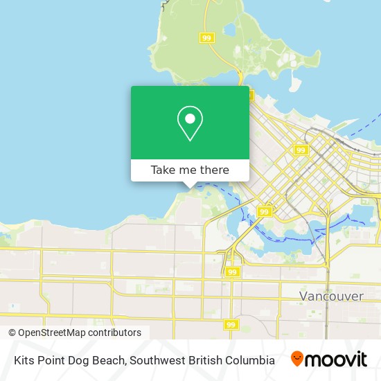 Kits Point Dog Beach plan