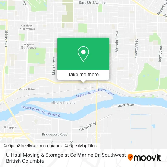 U-Haul Moving & Storage at Se Marine Dr map