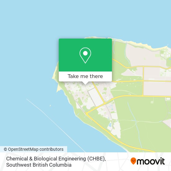 Chemical & Biological Engineering (CHBE) map