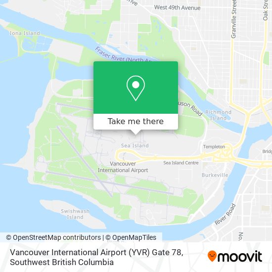 Vancouver International Airport (YVR) Gate 78 plan