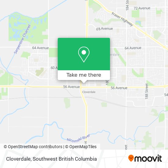 Cloverdale map