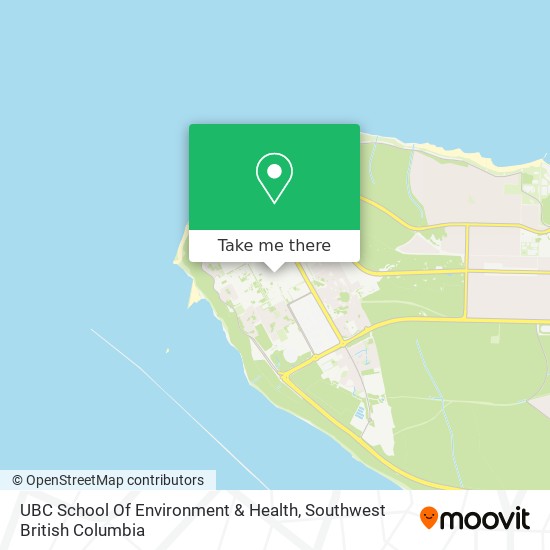 UBC School Of Environment & Health map
