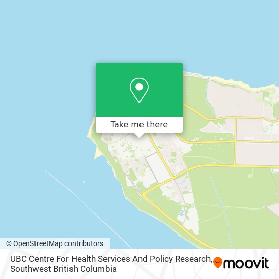 UBC Centre For Health Services And Policy Research map