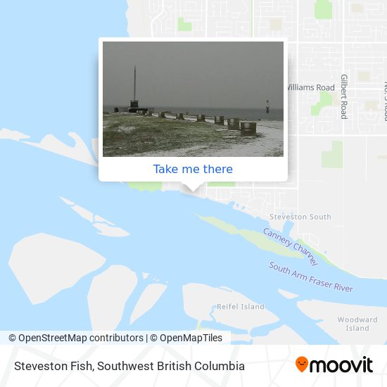 Steveston Fish map