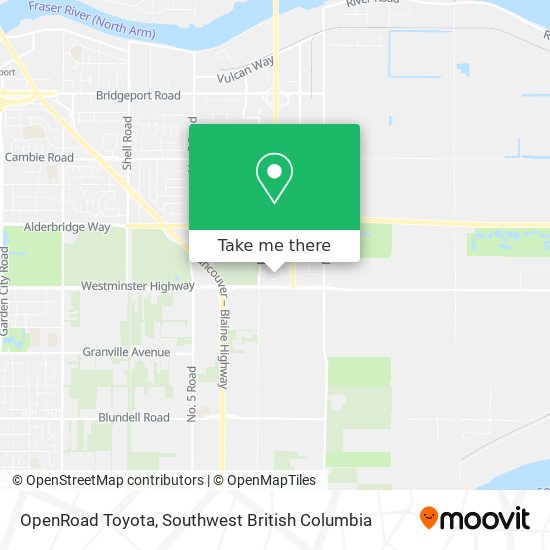 OpenRoad Toyota map