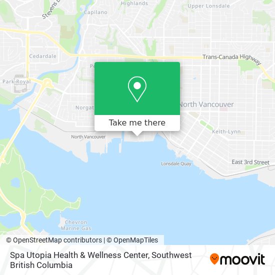 Spa Utopia Health & Wellness Center map