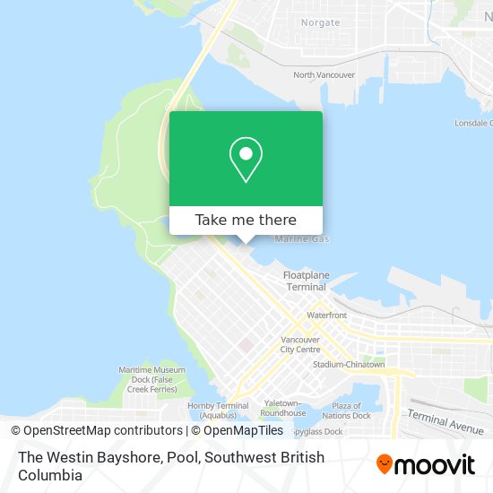 The Westin Bayshore, Pool plan