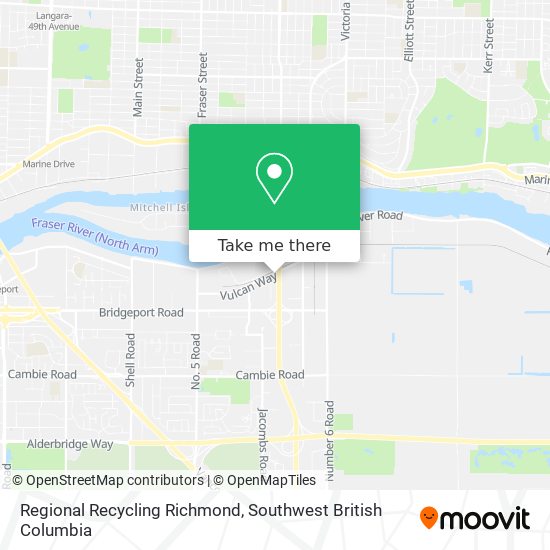 Regional Recycling Richmond map