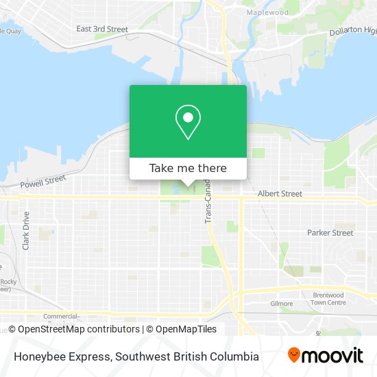 Honeybee Express map