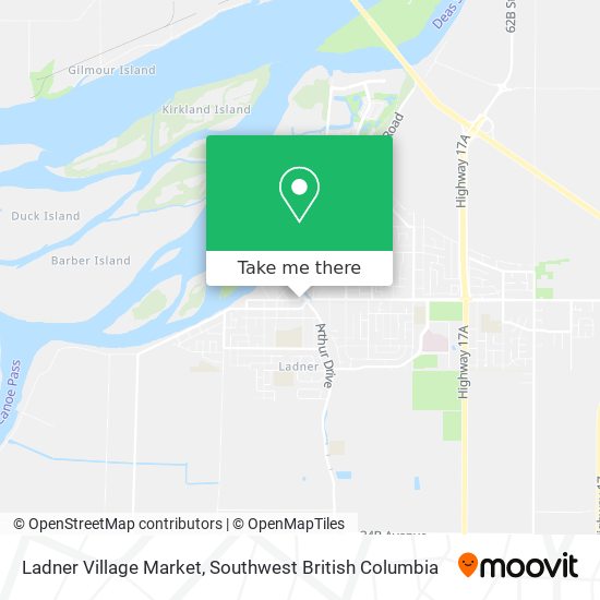 Ladner Village Market map