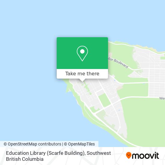 Education Library (Scarfe Building) map