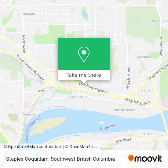 Staples Coquitlam plan