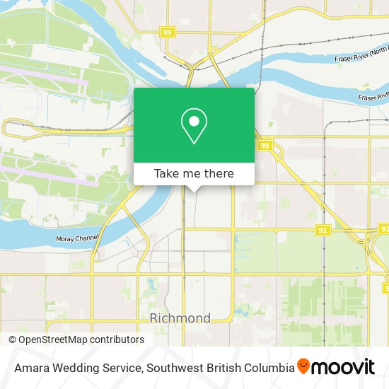 Amara Wedding Service map