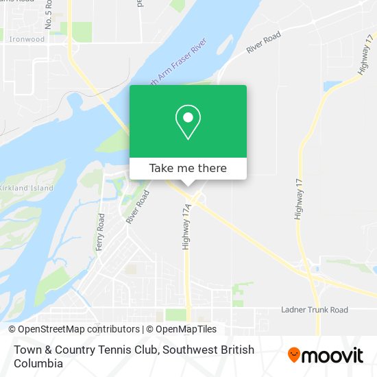 Town & Country Tennis Club map