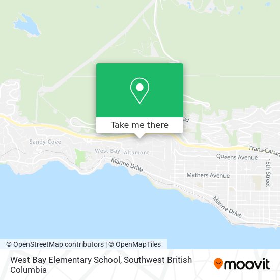 West Bay Elementary School map