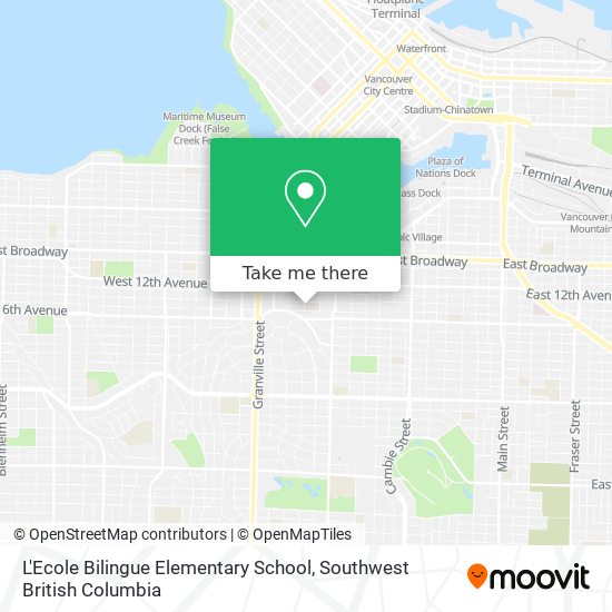 L'Ecole Bilingue Elementary School map