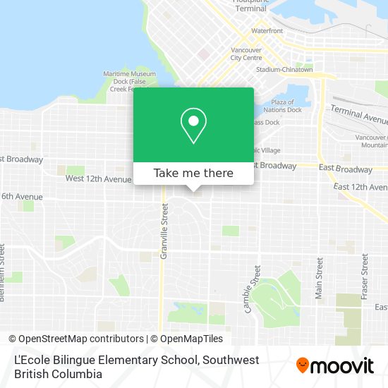 L'Ecole Bilingue Elementary School plan