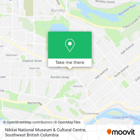 Nikkei National Museum & Cultural Centre map
