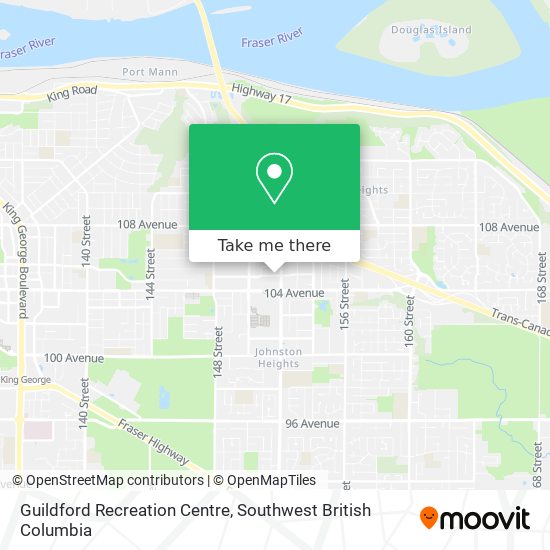 Guildford Recreation Centre map