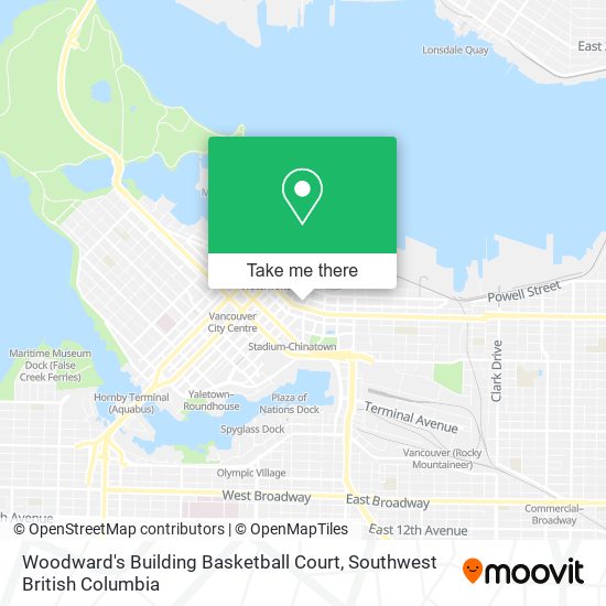 Woodward's Building Basketball Court map