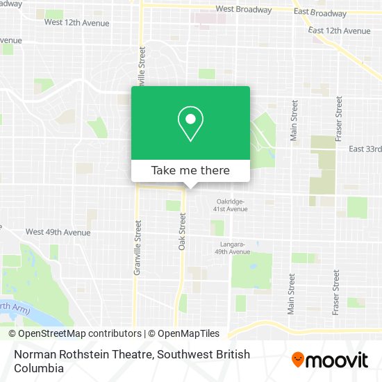 Norman Rothstein Theatre map