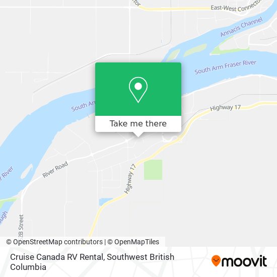 Cruise Canada RV Rental map