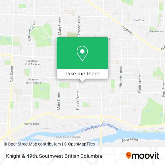 Knight & 49th map