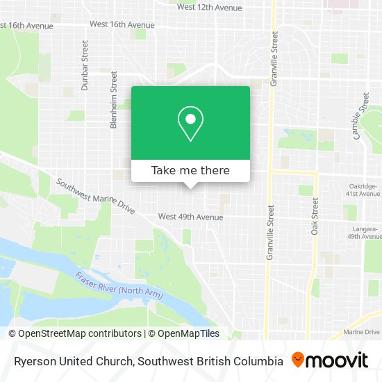 Ryerson United Church plan